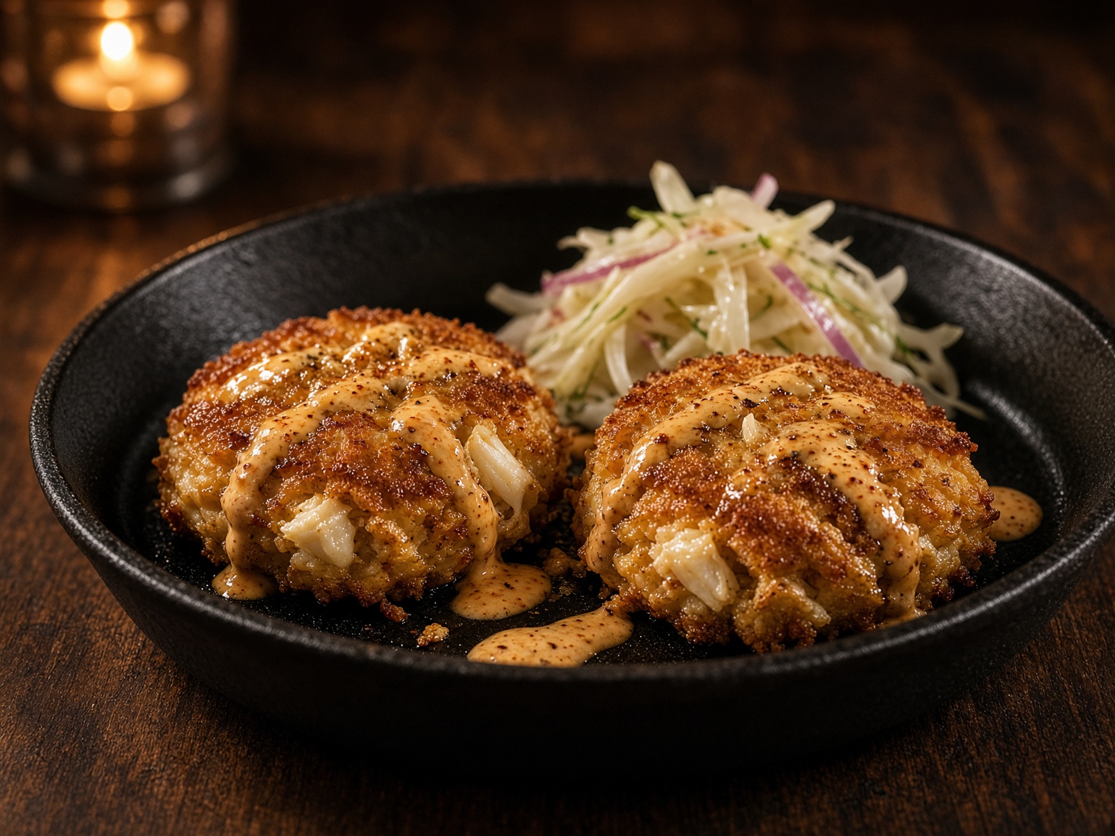 Cast-Iron Crab Cakes