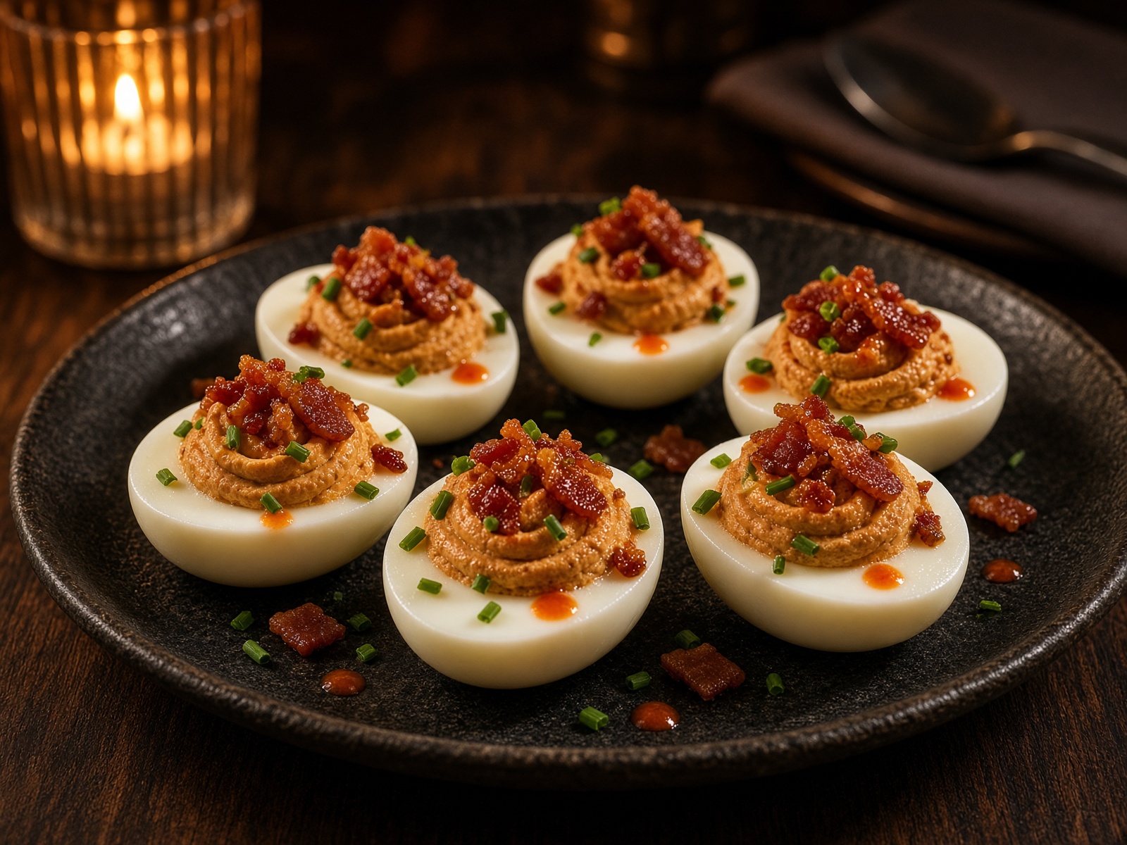 Smoked Deviled Eggs